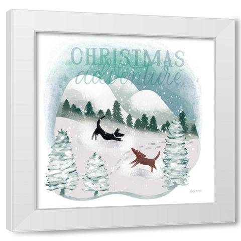 Winter Wonderland II White Modern Wood Framed Art Print by Thorns, Becky