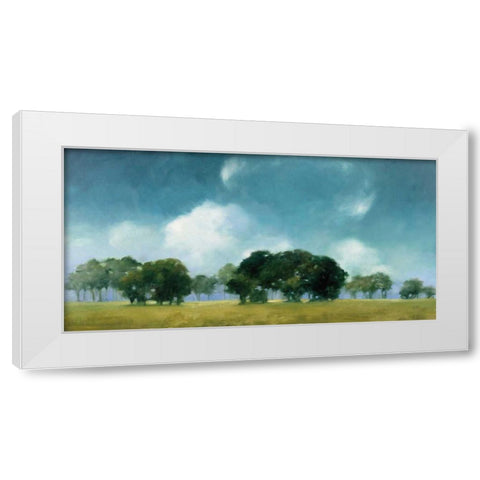 Cloud Dance White Modern Wood Framed Art Print by Purinton, Julia
