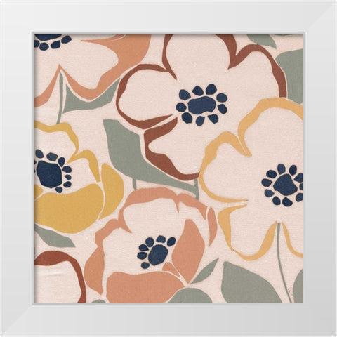 Terra Madly II White Modern Wood Framed Art Print by Adams, Sarah