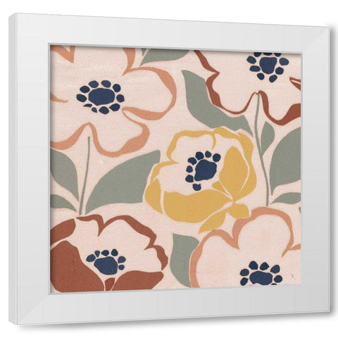 Terra Madly III White Modern Wood Framed Art Print by Adams, Sarah
