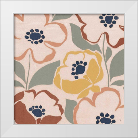 Terra Madly III White Modern Wood Framed Art Print by Adams, Sarah