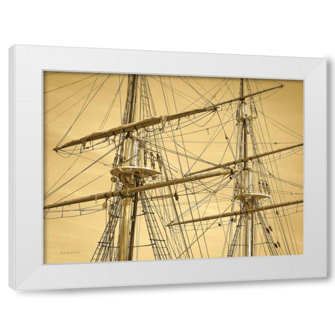 Crows Nest White Modern Wood Framed Art Print by Goldstein, Ed