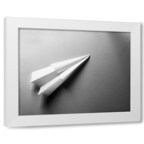 Jet White Modern Wood Framed Art Print by Goldstein, Ed