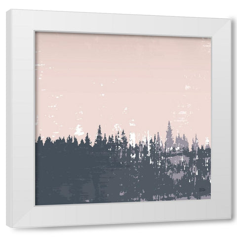 Evening Forest I White Modern Wood Framed Art Print by Averinos, Melissa