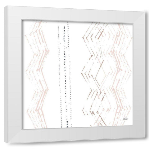 Nordic Geo II White Modern Wood Framed Art Print by Averinos, Melissa
