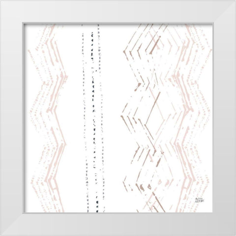 Nordic Geo II White Modern Wood Framed Art Print by Averinos, Melissa