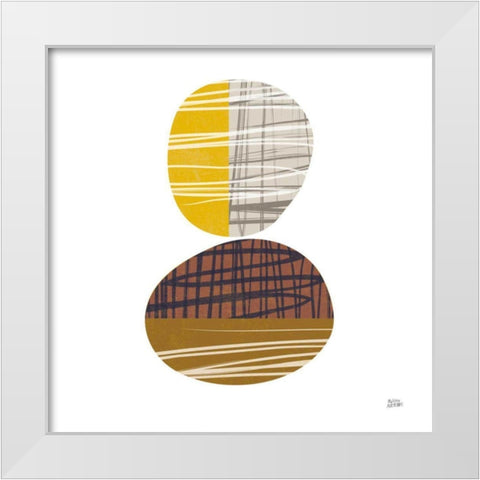 In Good Company I White Modern Wood Framed Art Print by Averinos, Melissa