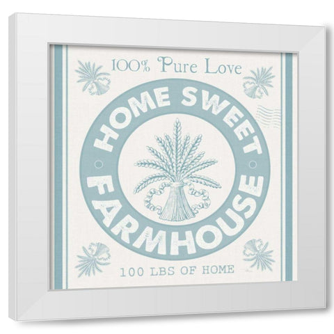 Vintage Farmhouse I White Modern Wood Framed Art Print by Pela Studio