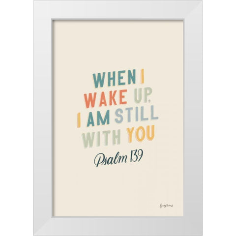 Bible Saying IV White Modern Wood Framed Art Print by Thorns, Becky