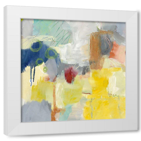 Summer Rising II Crop White Modern Wood Framed Art Print by Urban, Mary