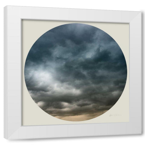 Cloud Circle I White Modern Wood Framed Art Print by Eichman, Andre