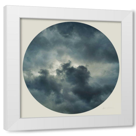 Cloud Circle II White Modern Wood Framed Art Print by Eichman, Andre