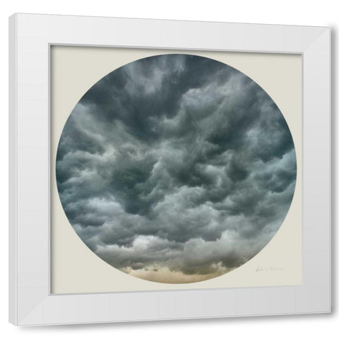 Cloud Circle III White Modern Wood Framed Art Print by Eichman, Andre