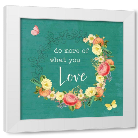 Garden District V White Modern Wood Framed Art Print by Pertiet, Katie