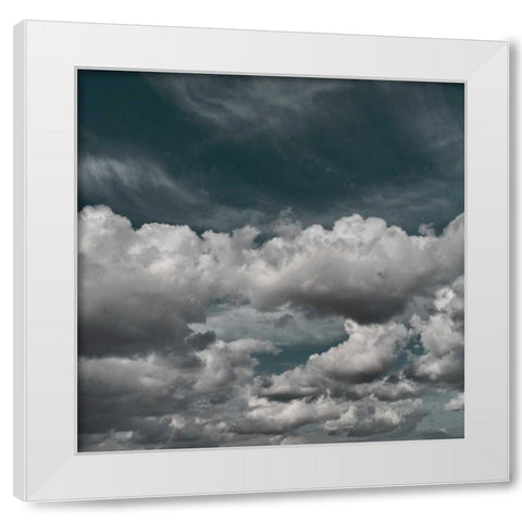 Clouds III White Modern Wood Framed Art Print by Eichman, Andre
