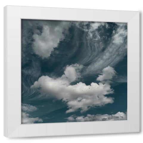 Clouds IV White Modern Wood Framed Art Print by Eichman, Andre