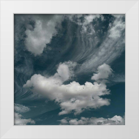 Clouds IV White Modern Wood Framed Art Print by Eichman, Andre