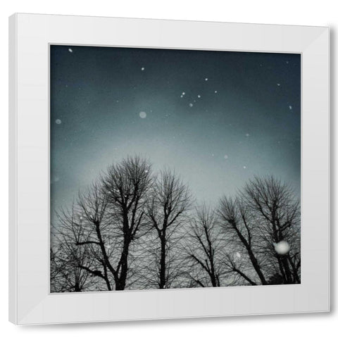 Winter Sky White Modern Wood Framed Art Print by Eichman, Andre