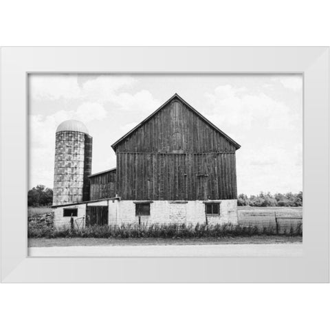 Weathered III BW White Modern Wood Framed Art Print by Urquhart, Elizabeth
