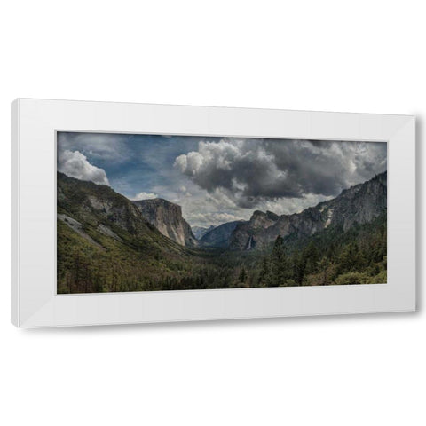 Scenic Landscape III White Modern Wood Framed Art Print by Eichman, Andre