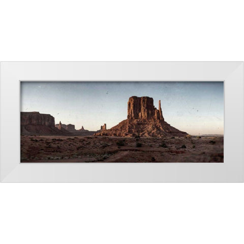 Scenic Landscape V Texture White Modern Wood Framed Art Print by Eichman, Andre