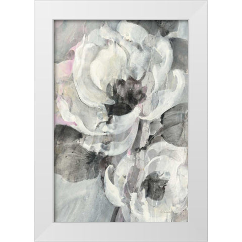 White Delight II White Modern Wood Framed Art Print by Hristova, Albena