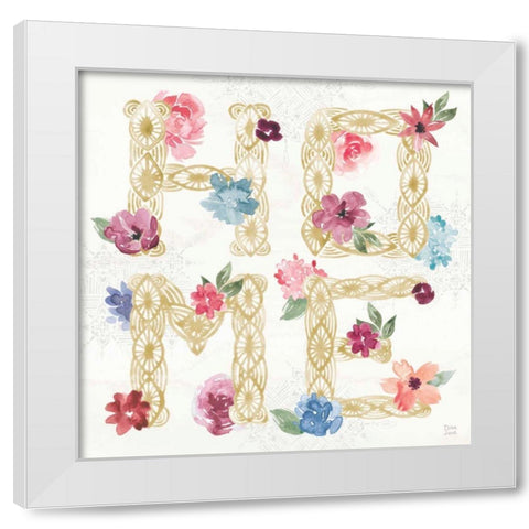 Naturally Inspired VII White Modern Wood Framed Art Print by June, Dina