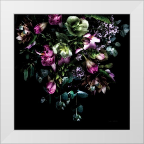 Hellebores Bouquet White Modern Wood Framed Art Print by Catterall, Elise