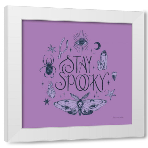 Something Wicked III White Modern Wood Framed Art Print by Miller, Sara Zieve