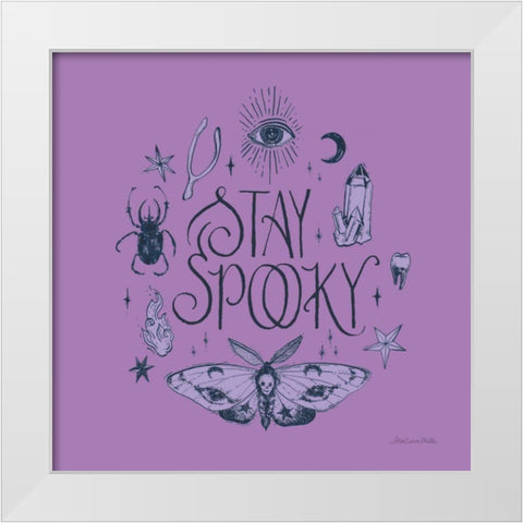 Something Wicked III White Modern Wood Framed Art Print by Miller, Sara Zieve