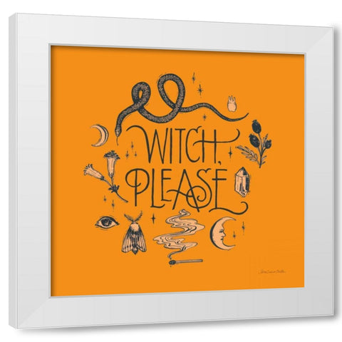Something Wicked IV White Modern Wood Framed Art Print by Miller, Sara Zieve