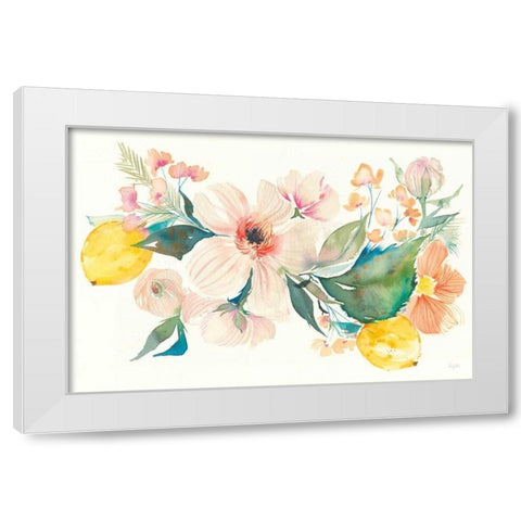 Citrus Summer II White Modern Wood Framed Art Print by Rice, Kristy