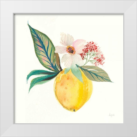 Citrus Summer IV White Modern Wood Framed Art Print by Rice, Kristy