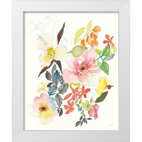 Citrus Summer VII White Modern Wood Framed Art Print by Rice, Kristy
