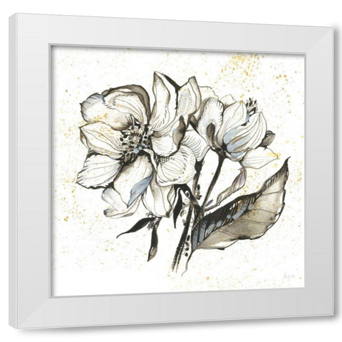Elegance III White Modern Wood Framed Art Print by Rice, Kristy