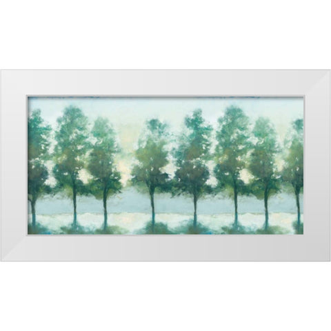 Dawn Processional v2 White Modern Wood Framed Art Print by Purinton, Julia