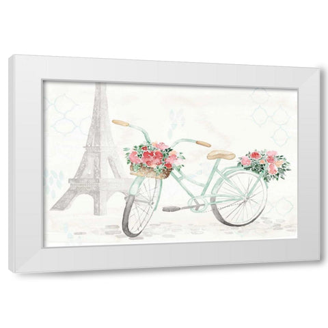 Boho Ride I No Words White Modern Wood Framed Art Print by June, Dina