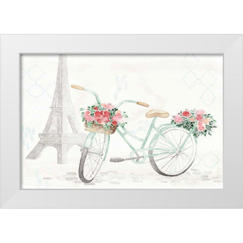 Boho Ride I No Words White Modern Wood Framed Art Print by June, Dina