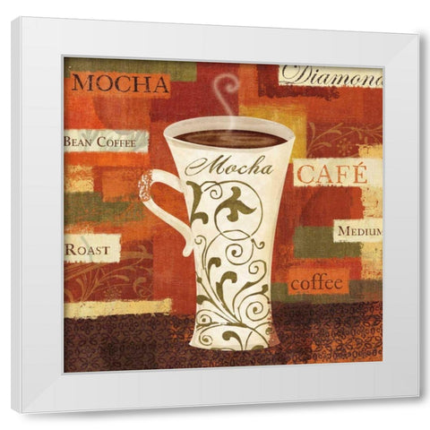 World Flavor II White Modern Wood Framed Art Print by Charron, Veronique