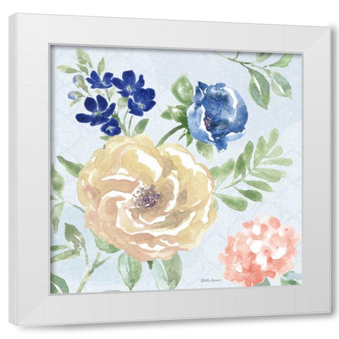 Coastline Botanical II Blue White Modern Wood Framed Art Print by Grove, Beth