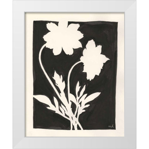 Joyful Spring I Black White Modern Wood Framed Art Print by Hershey, Moira