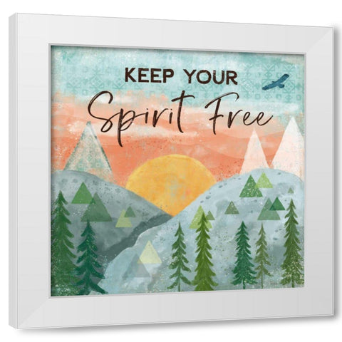 Woodland Forest VI White Modern Wood Framed Art Print by Charron, Veronique