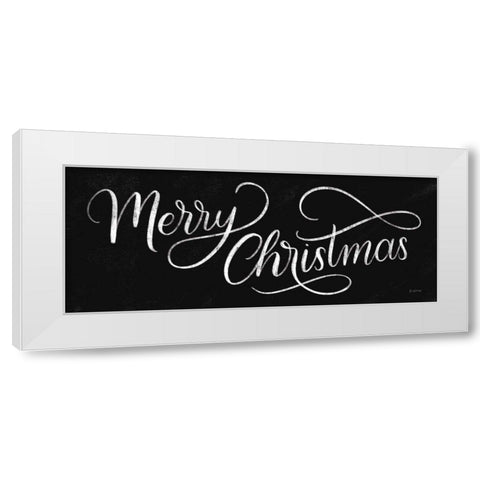 Christmas Sayings II Words White Modern Wood Framed Art Print by Thorns, Becky