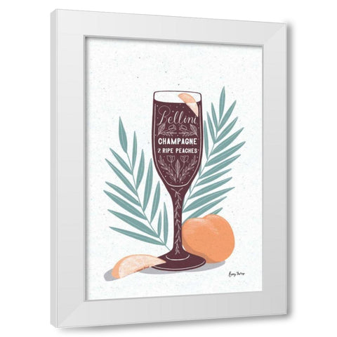 Fruity Cocktails I White Modern Wood Framed Art Print by Thorns, Becky