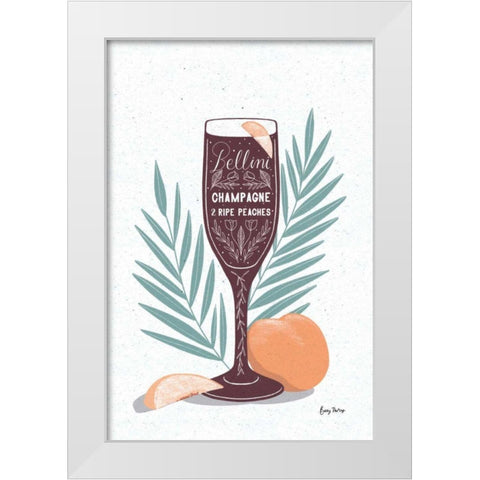 Fruity Cocktails I White Modern Wood Framed Art Print by Thorns, Becky