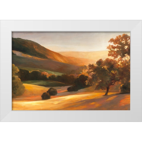 Lonesome Valley White Modern Wood Framed Art Print by Purinton, Julia