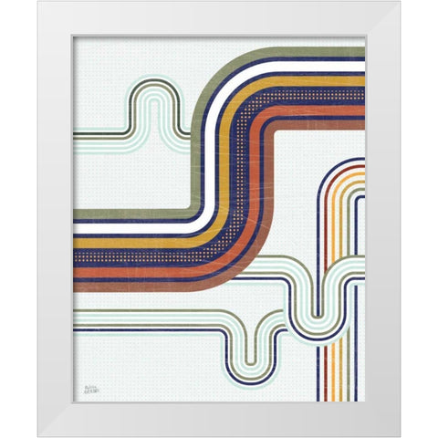 Retro Subway I White Modern Wood Framed Art Print by Averinos, Melissa