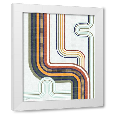 Retro Subway II White Modern Wood Framed Art Print by Averinos, Melissa