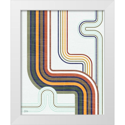 Retro Subway II White Modern Wood Framed Art Print by Averinos, Melissa
