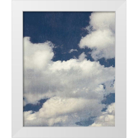 Autumn Clouds White Modern Wood Framed Art Print by Gendreau, Katherine